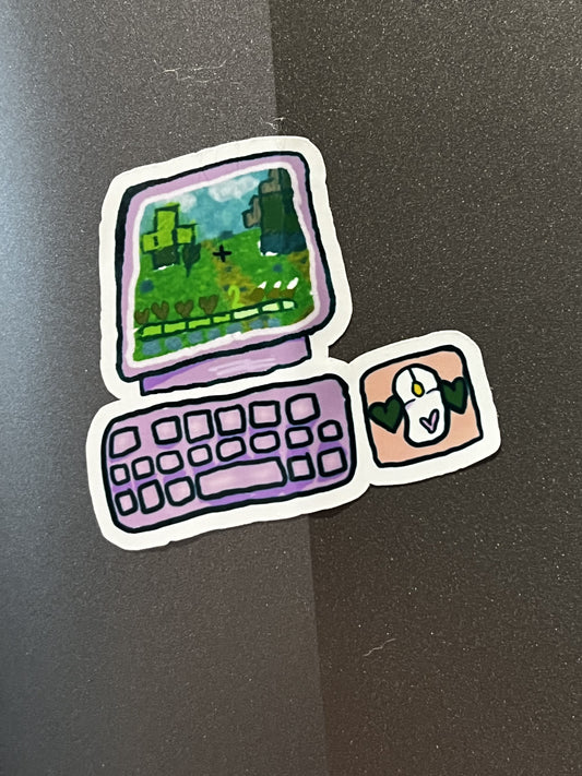 Computer Gaming Sticker
