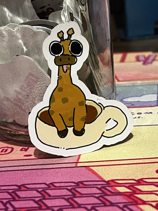 Giratte! A Cute Little Latte Giraffe!